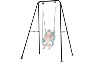 TOREVSIOR Foldable Children's Swing Stand, Heavy-Duty Metal Swing Frame for Kids - Suitable for Indoor and Outdoor Use