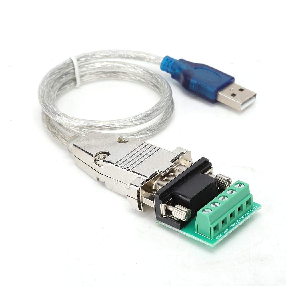 ASHATA Support RS485 Four-wire Duplex USB to RS485 Converter Cable, High-strength Chip Converter Cable USB to RS485 Adapter, Adapter Cable for Data Transmission