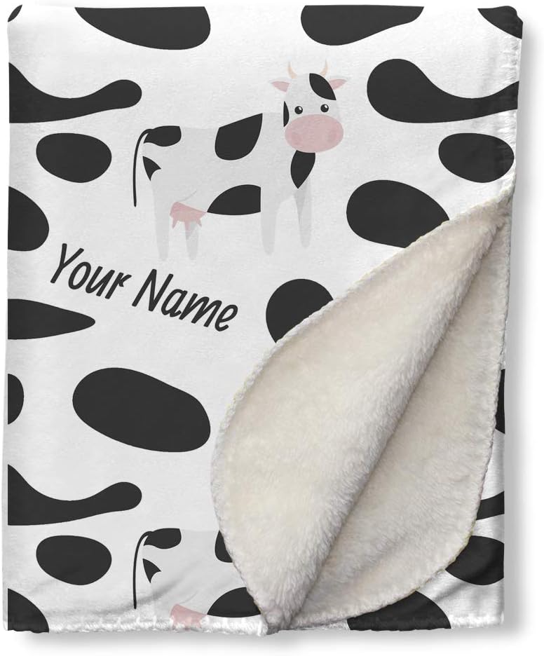 cow print baby bedding