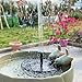 ROADTEC Solar Fountain Pump for Bird Bath, Free Standing Floating Solar Water Fountain Submersible Solar Water Pump Kit for Small Pond, Pool, Fish Tank and Garden Decoration, 1.4W