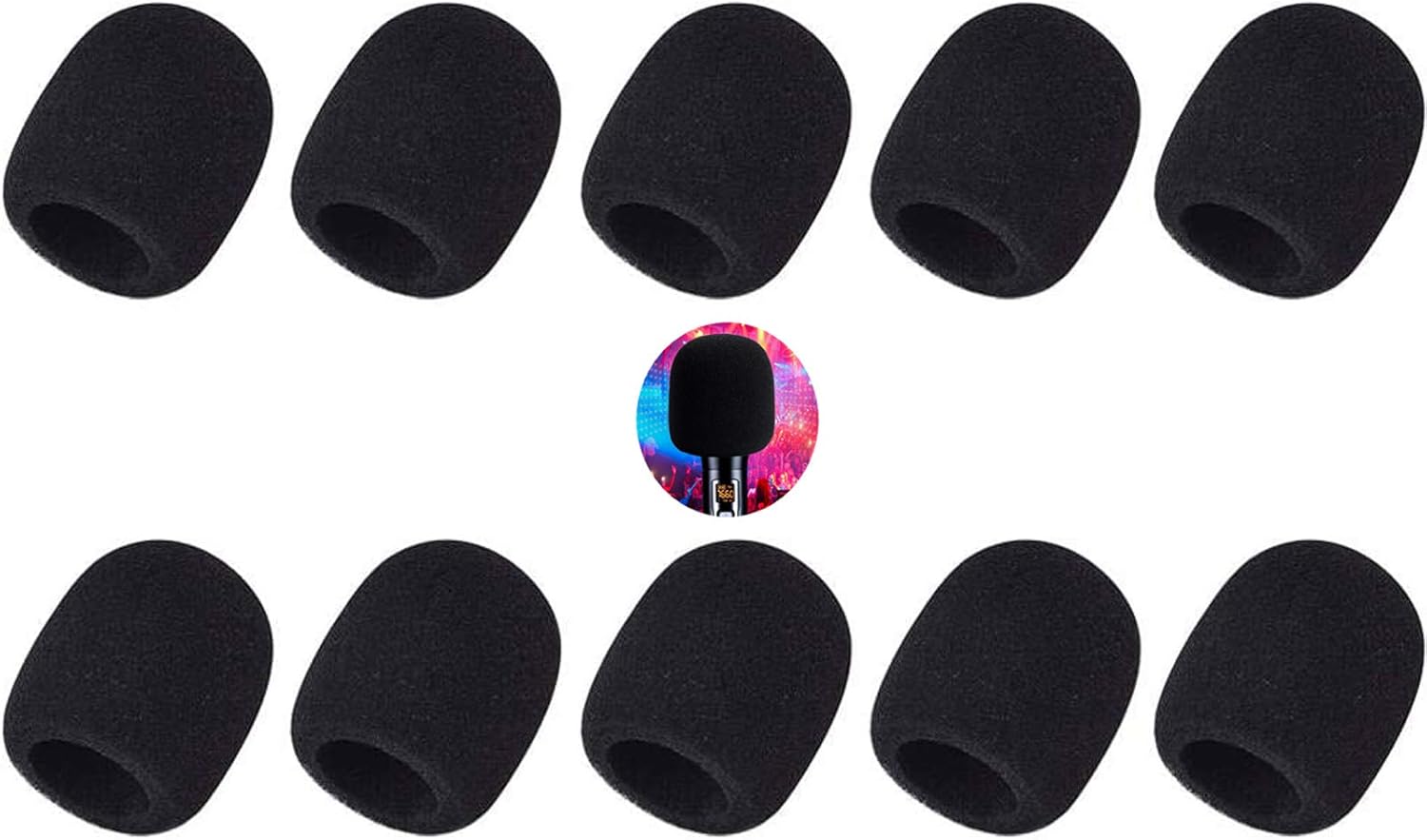 Foam Microphone Windscreen,10pcs Microphone Windscreen for Lapel