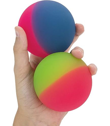 Balles Super Rebondissantes Jumbo - (Paquet de 12) Balles de 5,97 cm pour Enfants en Couleurs Vives Assorties Multiples pour Cadeaux de Fête d' Anniversaire et Prix de Carnaval en Vrac par Bedwina