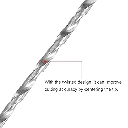 uxcell HSS(High Speed Steel) Extra Long Twist Drill