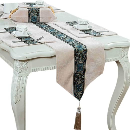 Amazon Com Xfentech Corduroy Table Runner Simple Classical