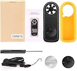 RUZIZAO Handheld Anemometer Digital Wind Speed Meter with Backlit LCD view 7