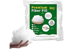 Daylendar Polyfill Stuffing Fiber Fill 100g/0.22lb,Premium Fiberfill Stuffing for Craft,High-Resilience Recyclable Crochet Stuffing, Stuffing for Stuffed Animals,Crochet, Home Decor