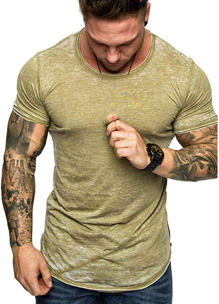 FORUU mens shirts Men's Hoodies, Foruu Tops Long- d T-Shirt Solid Hooded Blouse