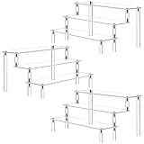 Acrylic Riser Clear Display Stand Cologne Organizer