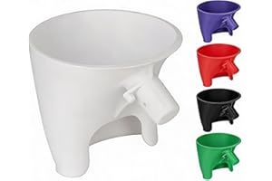 Flour Funnel for Kitchen Aid Mixer Stand Compatible with KSM150 and 4.5-5 Qt Tilt-Head Models Anti-Splash Easy Pour No-Mess M