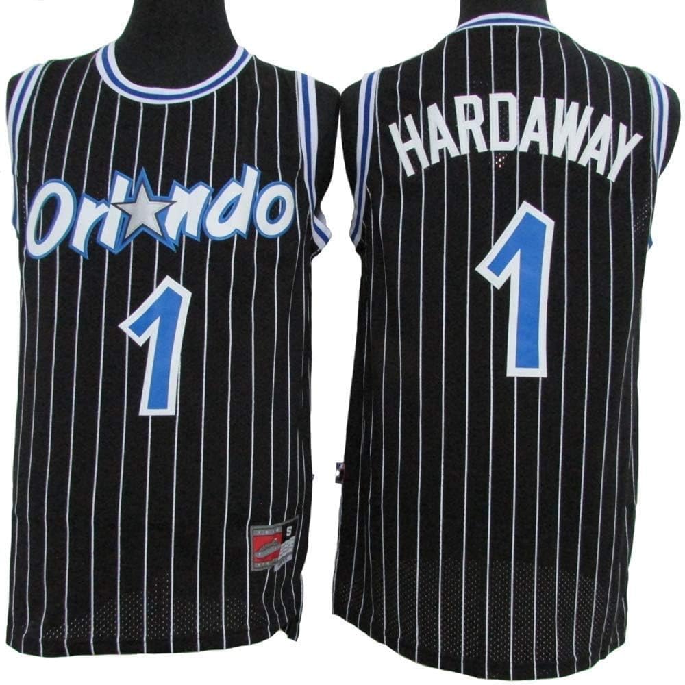 Genrics Camiseta de Baloncesto para Hombre Orlando Magic # 1 Ropa de