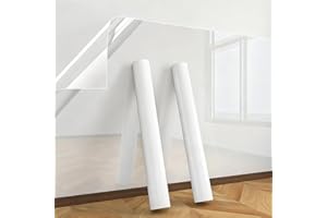 2Pcs Clear Contact Paper, Electrostatic Wall Protective Film Sheet - Easy to Apply & Remove, No Harm to Paint, Easy to Apply 