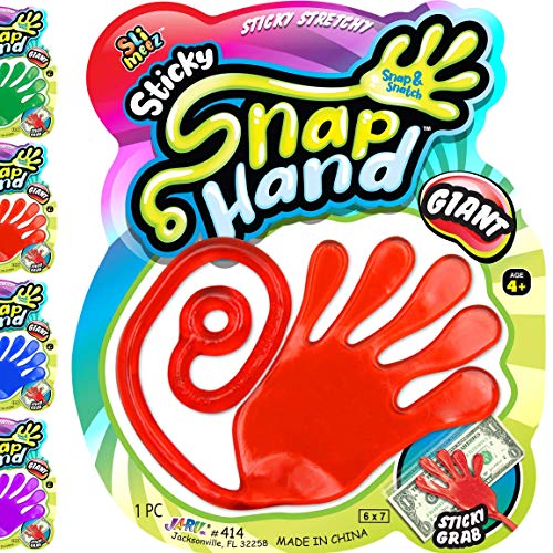 Fun A Ton Giant Snap HandJumbo Sticky Hands Toy (1 Pack Assorted