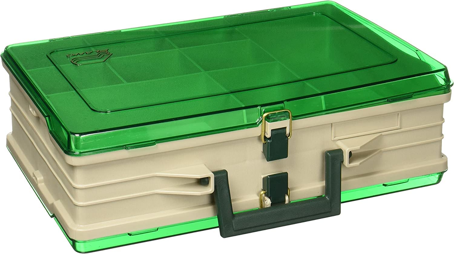 Photo 1 of Plano Magnum Tackle Box Double Side Sandstone/Green 1119, Premium Tackle Storage,Multi