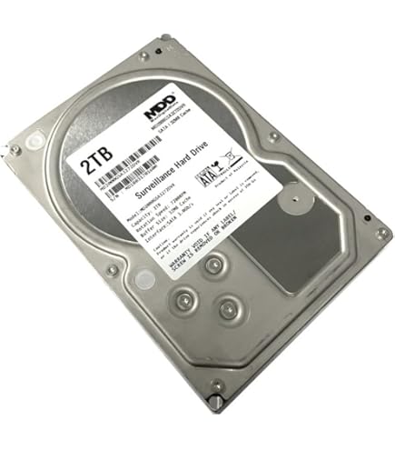 WD Purple 4TB Surveillance Hard Disk Drive - 5400 RPM Class SATA 6 Gb/s 64MB Cache 3