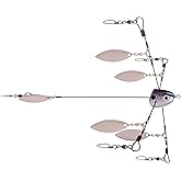 Strike King Tour Grade Titanium Umbrella Rig, Bass Fishing Lure | Blue Gizzard Shad