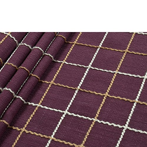 GXX American pool table cloth fabric/Linen tablecloths rectangular grid/round table coffee table cover cloth-J 90x150cm(35x59inch)