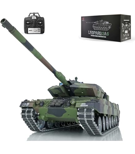 Amazon.com: TOUCAN RC HOBBY Henglong 1/16 7.0 Leopard2A6 RC