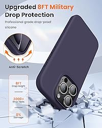 OuXul Designed for iPhone 16 Pro Case,Shockproof