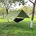 Esup 10 x 10 ft Hammock Rain Fly Lightweight Windproof Tent Tarp, 210T Ripstop Nylon Material, Camping, Hiking Essential Gear, (Green)