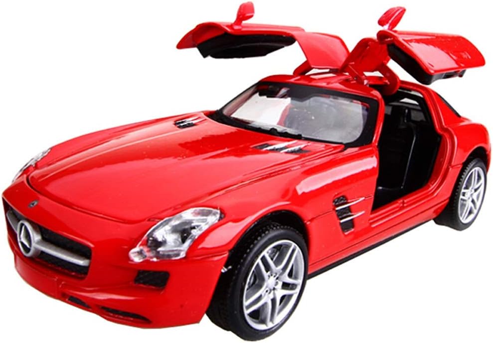 Kikioo Cars Vehicles Merrsedes-Bennz Maaybaach Model Simulation Car Model 6 Open Door Luxury Alloy Children's Toy Sports Car Craft Collection Toy Decoration Car Model Hobby Toys Vehicles Red