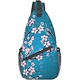 SURERUIM Pattern Printed Sling Bag for Women Men Crossbody Shoulder Backpack Chest Bags Gym Travel Hiking Casual Daypack