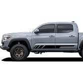 2-Piece Racing Plaid Vinyl Decal Kit – Side Door & Fender Stripes For Race Car Styling, Matte Finish