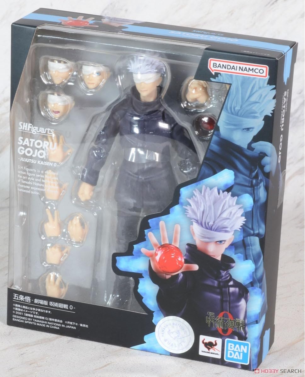 TAMASHII NATIONS - Jujutsu Kaisen 0: The Movie - Satoru Gojo, Bandai Spirits S.H.Figuarts Action Figure