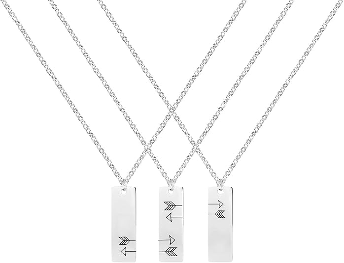 Faylora Best Friend Necklace for 3 Friendship Necklaces 3 Sister
