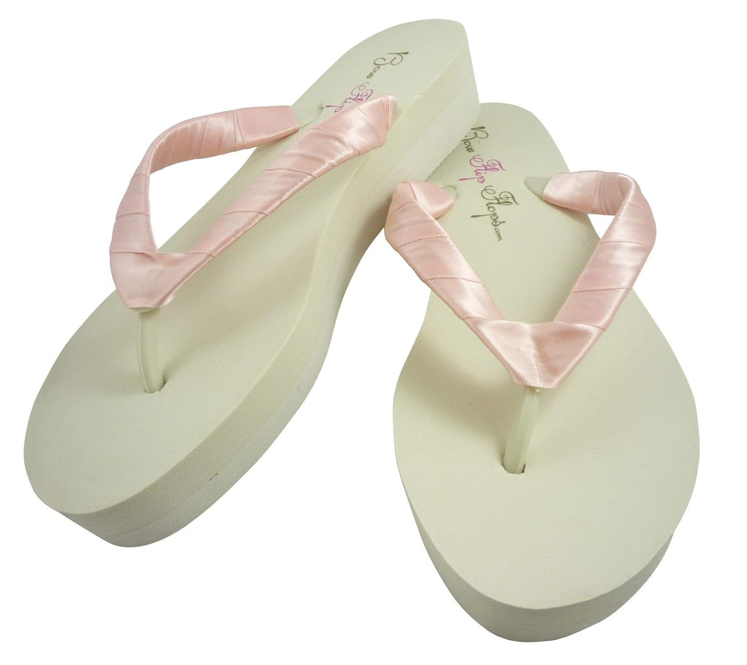 light pink flip flops