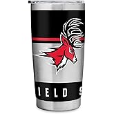 Rico Industries NCAA Fairfield Stags Standard 20oz Stainless Steel Tumbler with Lid - Great For Coffee, Tea, Water or Cocktails