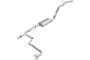 BRExhaust Replacement Exhaust System Kit 106-0065: Compatible with 2005-2014 Nissan Xterra 4.0L