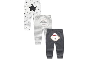 Kiddiezoom Baby Set of 4 Organic Cotton Pants