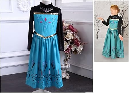 Amazon エルサ戴冠式 World Bridge エルサ ドレス 子供用コスプレ衣装 アナと雪の女王 プリンセスドレス Frozen Elsa ディズニー衣装ハロウィン クリスマス 演芸会 100 おもちゃ おもちゃ