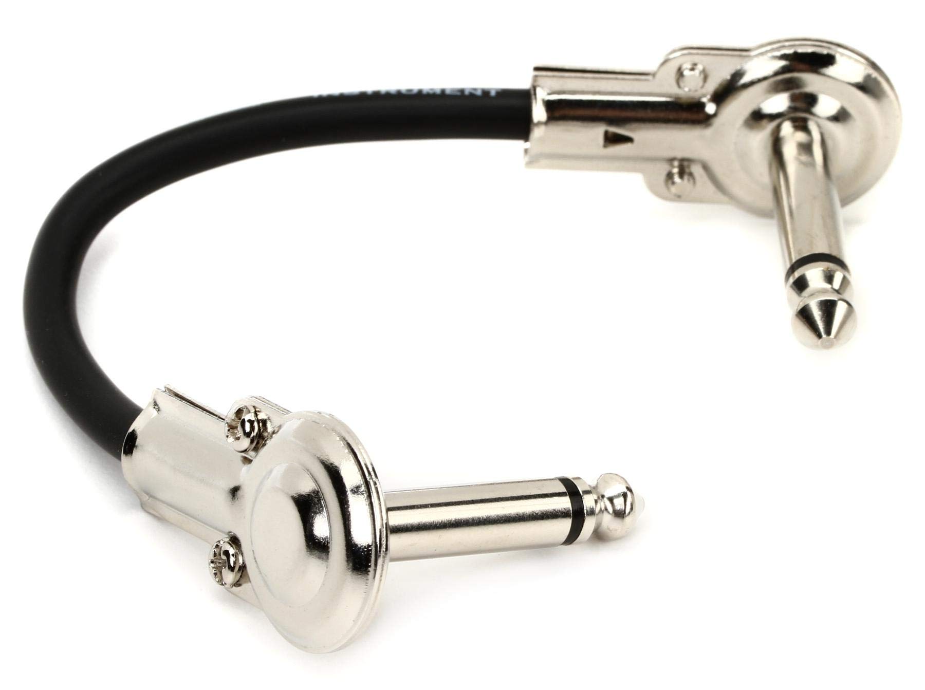 HosaTech IRG-100.5 6 inch Low Profile Right Angle to Same Guitar Patch Cable