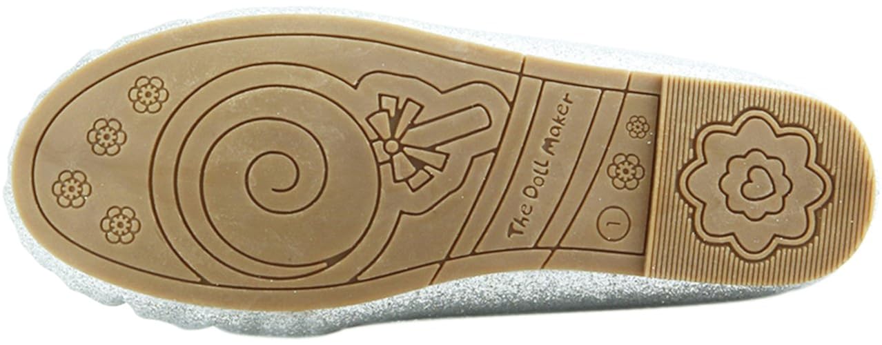 The Doll Maker Shearling Glitter Moccasin-Grape
