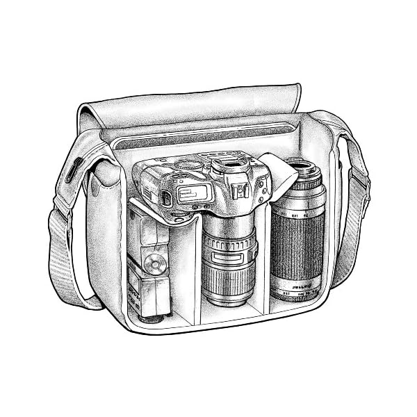 Tamrac Aria 6 Kamera Tasche moosgrün – Bild 3