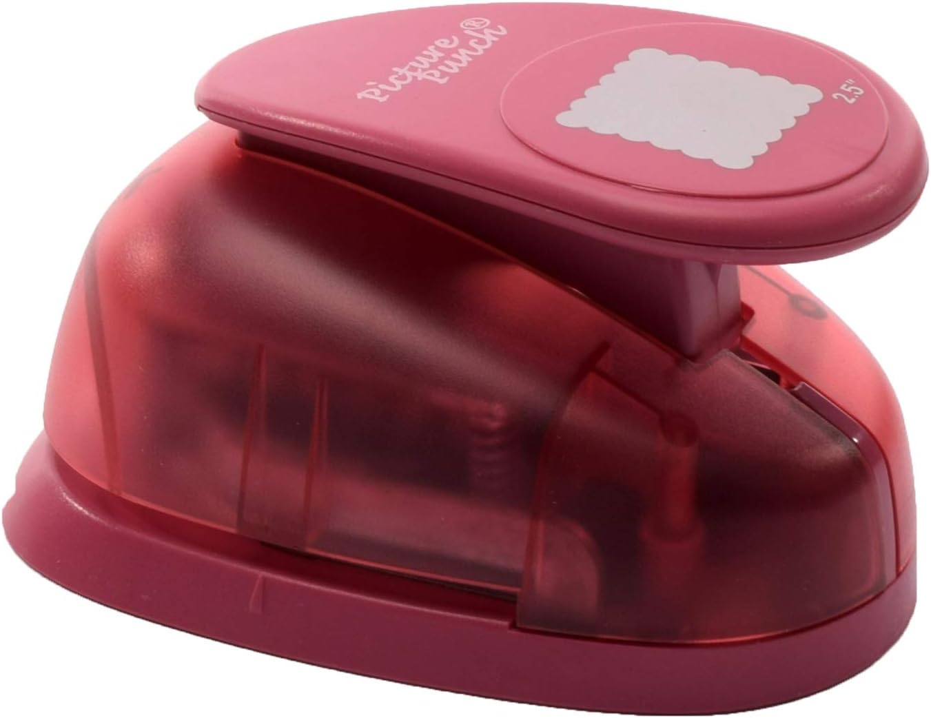 Vaessen Creative Craft Paper Punch - Scalloped Square - 4,7 x 4,7 cm - Circle Cutter for Crafting and Card Making - Image 3