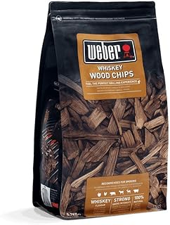 Weber 17627 Räucherchips Whiskey, 700 g, Räuchern, Aroma, Grillen