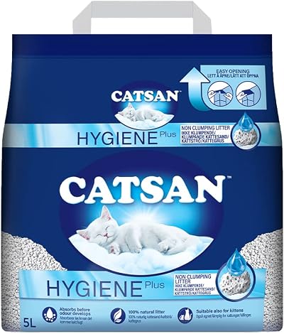 Catsan Hygiene Non-Clumping Odour Control Cat Litter 5L