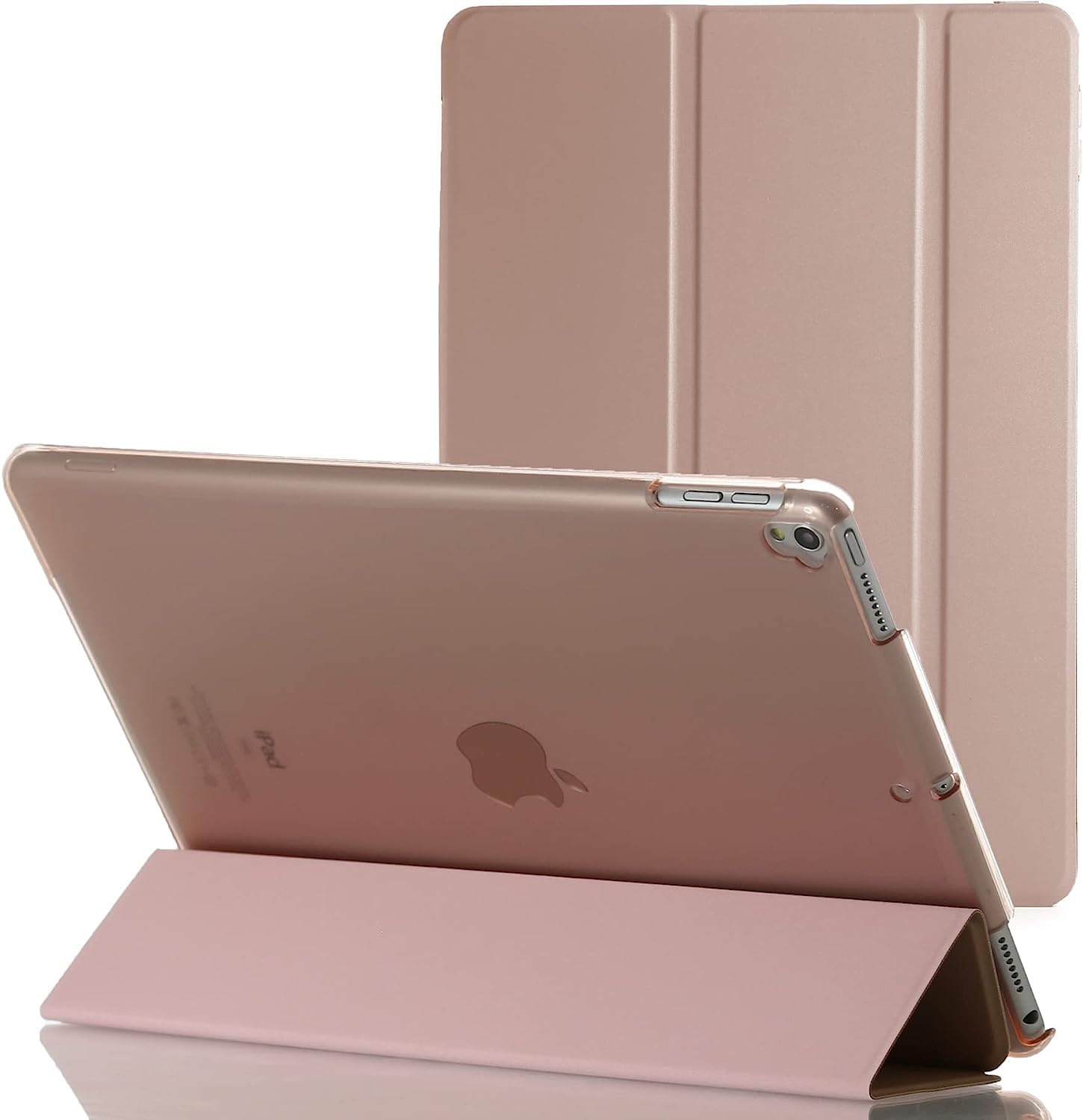 Smart Magnetic Case For New Apple iPad 10.2" (9th Generation 2021) (8th Generation 2020), (7th Generation 2019) Ultra Slim Magnetic Cover (Rose Gold)