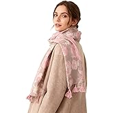 Pemilosci Soft Scarf for Women Girls Boho Large Lightweight Scarves Shawls Wraps for Four Seasons 70 x 35 inches