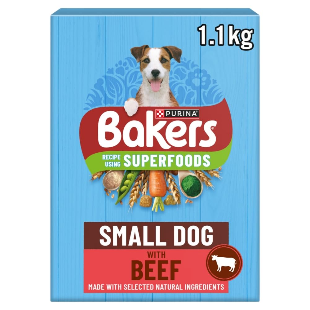 Bakers Small Dry Dog Food, 1.1kg