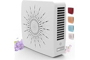 EBTMINIBOT Portable Desktop Air Purifier & Fan Combo with HEPA Filter, Aroma & Ionizer – Compact Yet Powerful 3-Speed Air Cleaner for True Purification in Bedroom, Office, Travel & Gifts (White)