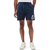 FANM MON Men's Gorkem Embroidered Linen Shorts