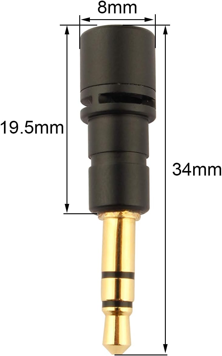 Futheda 3.5mm Mini Stereo Directional Microphone Mic Compatible with Mobile Phone Pad PC Laptop Studio Video Recording Noise Cancelling Small Mic Plug and Play - Image 5