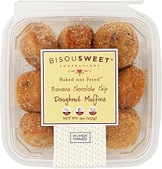Bisousweet Confections Doughnut Muffin Banana Chocolate Chip, 9 Ounce