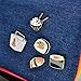 Asian Cuisine Sushi and Chinese Take Out Food Enamel Lapel Pin Set