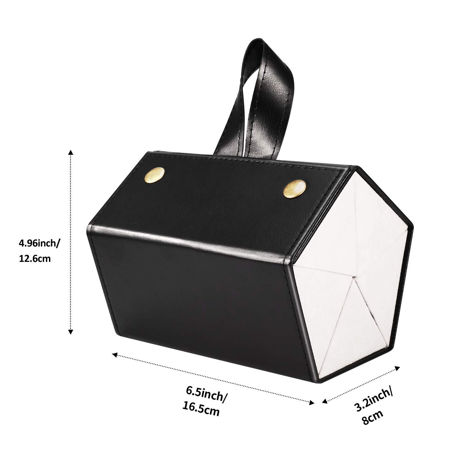 PU Eyeglasses Storage Case Box Multiple Hanging Eyewear Holder Display SMARTTOP 5-Slot Travel Sunglasses Organizer Collector