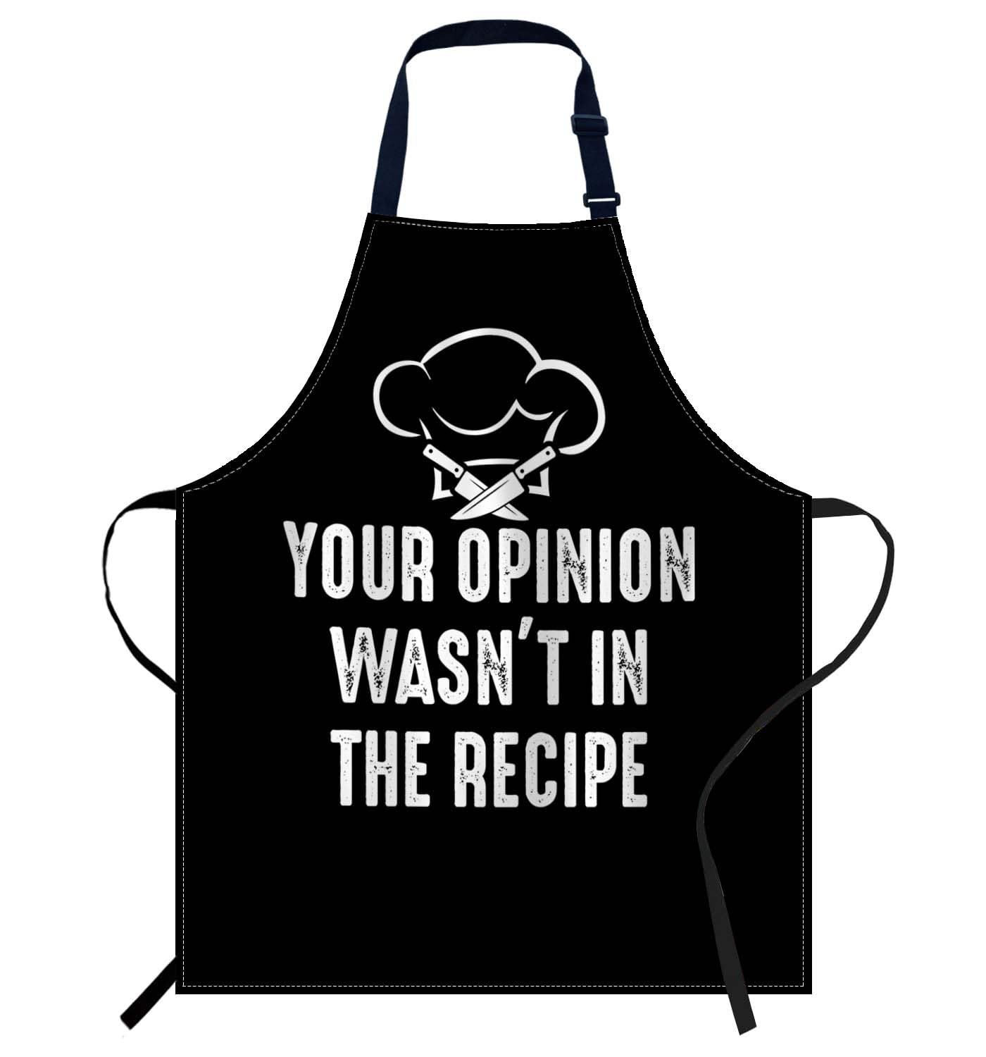 Smooffly Funny Chef Apron - Men & Women's Cooking and Baking Apron, Kitchen & BBQ Bib — image 1