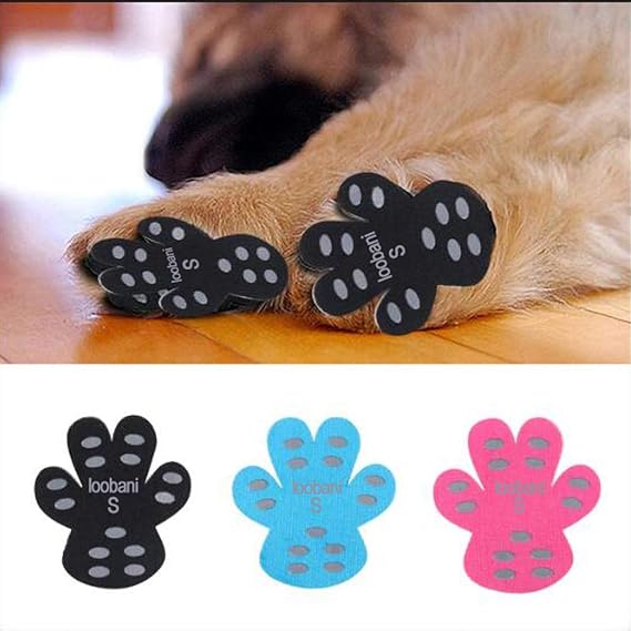 Amazon LOOBANI 犬用パッド 犬用くつ ペット用靴下 滑り止め 肉球保護 ワンちゃんの足保護 傷防止 お散歩 春 夏 秋 冬